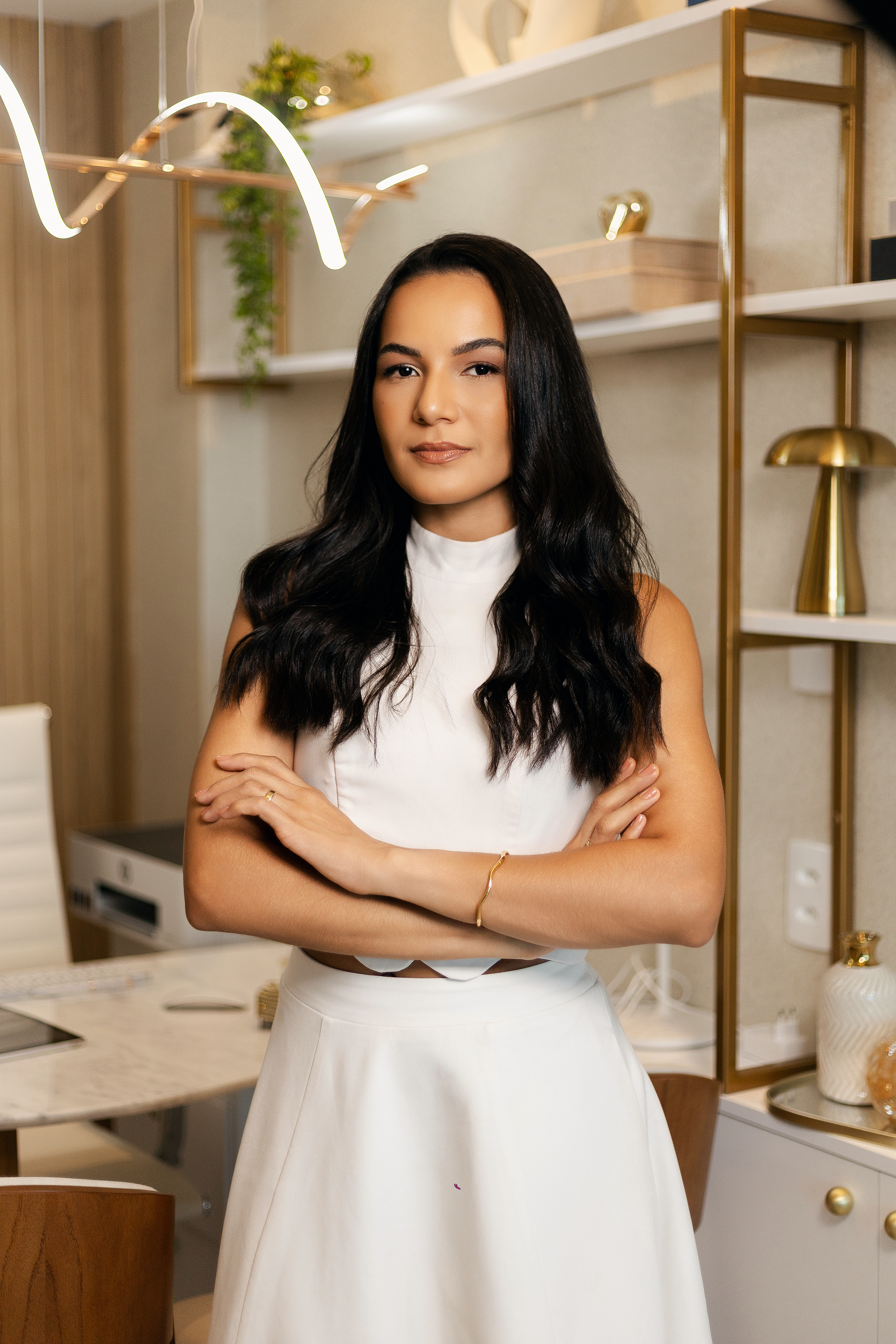 Denise Figueredo em seu escritório